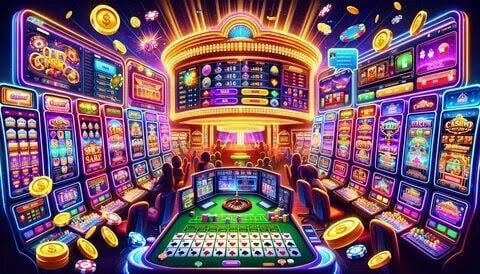 Tampilan permainan kasino online populer di colokgaming untuk pemain Indonesia